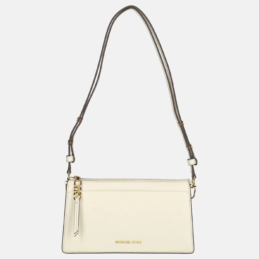 Michael Kors Empire crossbody tas light cream bij Duifhuizen